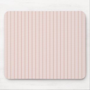 Chic Pink Stripes Mouse Pad