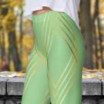 Chic Pistachio Green Diamonds Pattern Leggings<br><div class="desc">Ace Your Look: Shuffle up your style with these playing cards-themed leggings! Featuring bold,  intricate designs,  they add a playful yet sophisticated twist to your casual wear. Comfortable and chic,  these leggings are the perfect combination of style and luck. Don’t wait—grab your pair today and play your cards right!</div>