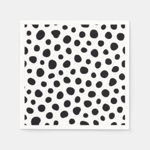 Chic Playful Energy Dalmatian Spot Pattern Napkin