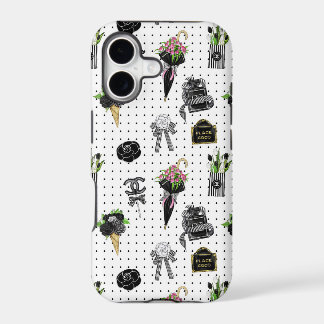 Chic Polka Dot Parisian Fashion Phone Case