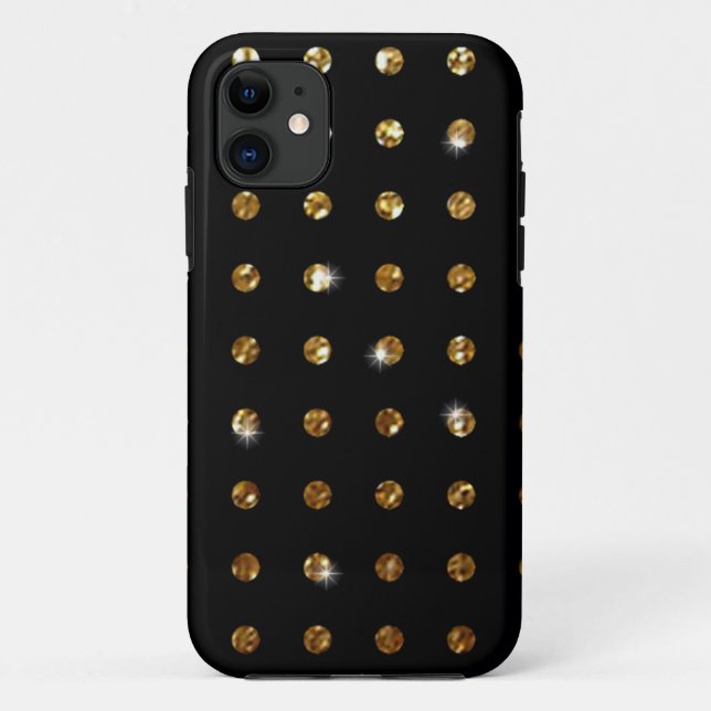 chic polkadots Case-Mate iPhone case (Back)