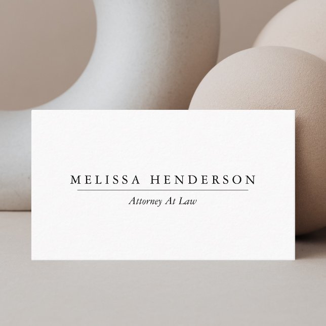 Chic Professional Elegant Minimalist Business Card (Creator Uploaded)
