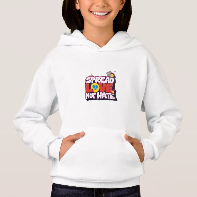 Chic Pullover Hoodie for Girls (Front)