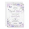 Chic Purple Floral Butterflies Sweet Sixteen 16th