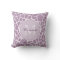 Chic Purple Giraffe Print With Monogram and Name