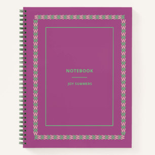 Chic Purple Lavender Notebook Customise