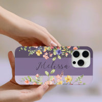 Chic Purple Palette Blooms Wildflowers