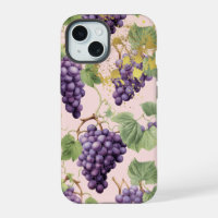Chic Purple, Pastel Pink and Gold Grape Vine