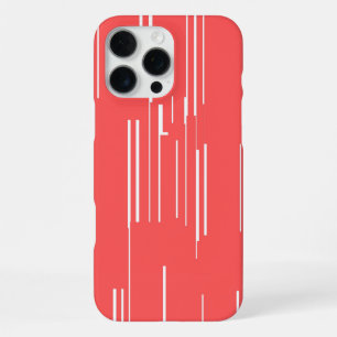Chic Red Case: Vibrant Minimalism iPhone 16 Pro Max Case