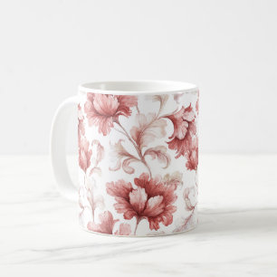 Chic Red Flowers Coffee Mug