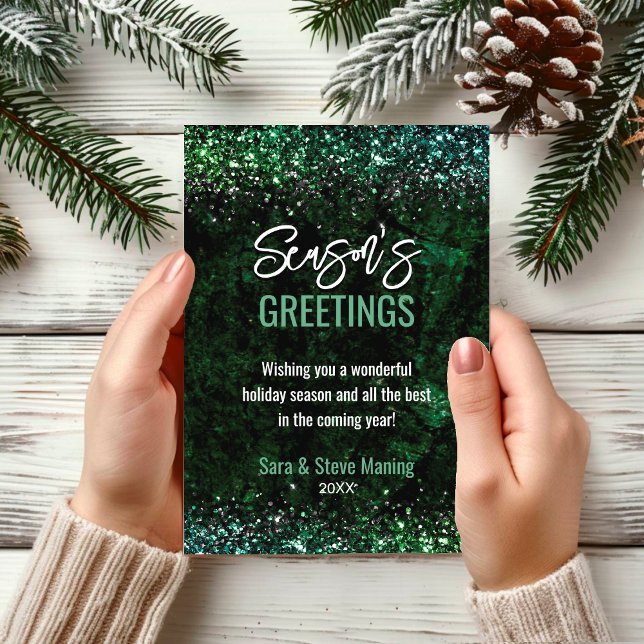 Chic red green marble art Christmas new year (Creator Uploaded)