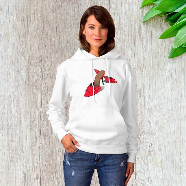 Chic Red High Heels Glamourous Stiletto Fashion  Hoodie (Creator Uploaded)