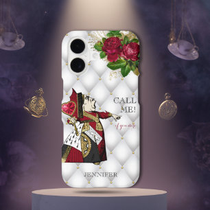 Chic Red Vintage Queen of Hearts 