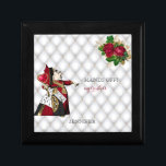 Chic Red Vintage Queen of Hearts Gift Box<br><div class="desc">Chic Red Vintage Queen of Hearts Alice in Wonderland gift box. Hands Off! My trinkets. Store your jewellery or other pieces of value to you in this adorable and funny wooden gift box. Customise the message to give it your own unique spin. Also makes a great birthday, wedding, or anniversary...</div>