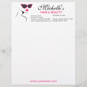 Chic Retro Black Pink Polka Dot Sunglasses Beauty Custom Letterhead