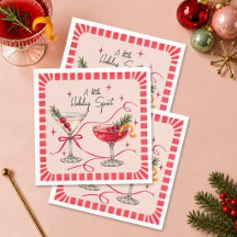 Chic Retro Christmas Cocktail Party