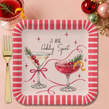Chic Retro Christmas Cocktail Party