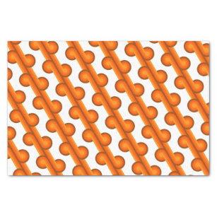 Chic Retro Funky Abstract Waves Art Pattern Tissue Paper
