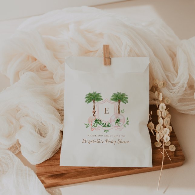 Chic Retro Palm Springs Baby Shower Favour Bags (Creator Uploaded)