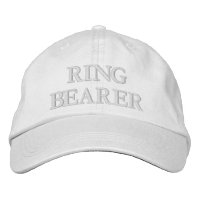 Chic Ring Bearer blush pink white wedding