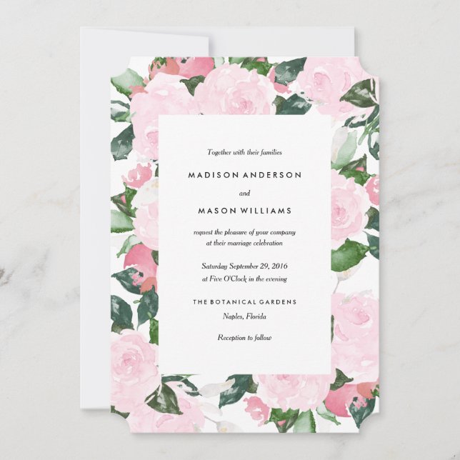 Chic Romance | Wedding Invitation (Front)