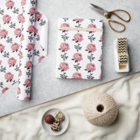 Chic Romantic Vintage Pink Peony Flower