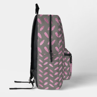 Chic Rose Girl Name Printed Backpack