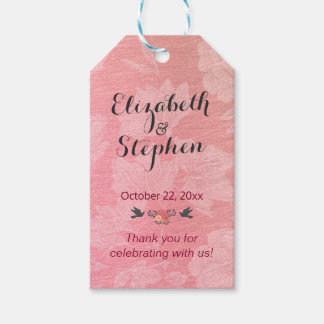 Wedding Thank You Tags Gift Tags Zazzle.co.nz