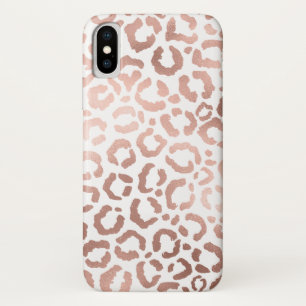 Chic Rose Gold Leopard Cheetah Animal Print Case-Mate iPhone Case
