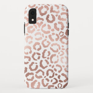 Chic Rose Gold Leopard Cheetah Animal Print Case-Mate iPhone Case