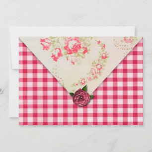 Chic Rose Wedding Invitation