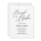Chic Script Brunch for the Bride Bridal Shower