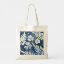 Chic Shamrock and Ferns Cyanotype Everyday Art