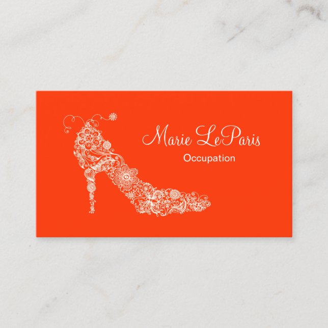 Chic Shoe ~ Business Card (Front)