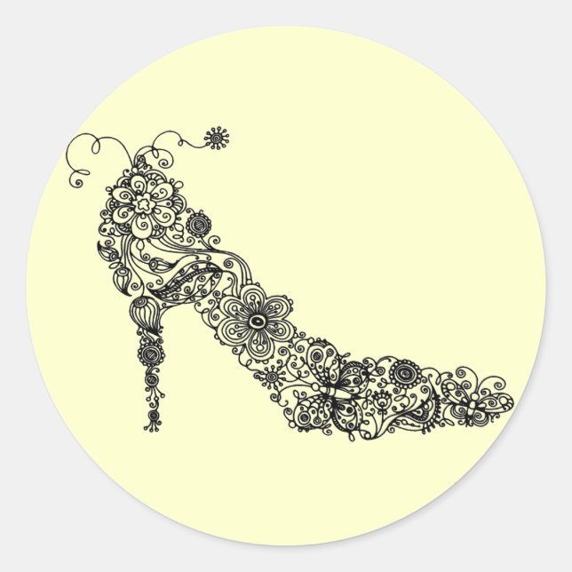 Chic Shoe (Colour Options) ~ Stickers (Front)