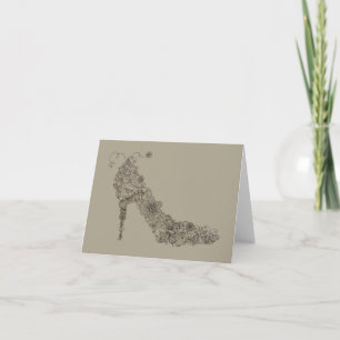 Chic Shoe - Greeting / Note Card