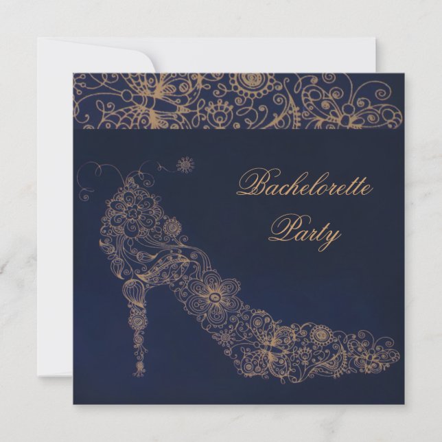 Chic Shoe ~ Invitations (Front)