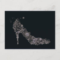 Chic Shoe ~ Postcard / Invitation / RSVP