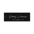Chic Signature Script Black Hang Tag