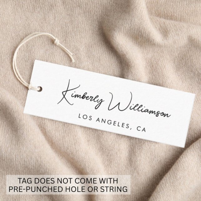Chic Signature Script Hang Tag (Creator Uploaded)