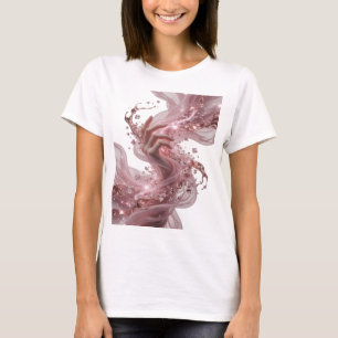 Chic Silver ABSTRACT ART Abstract Design T-Shirt