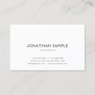 Chic Simple Graphic Design Modern Template Trendy Business Card