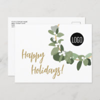 Chic simple modern wreath custom business logo