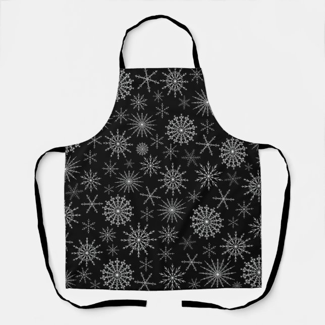 Chic Snowstorm Apron (Front)