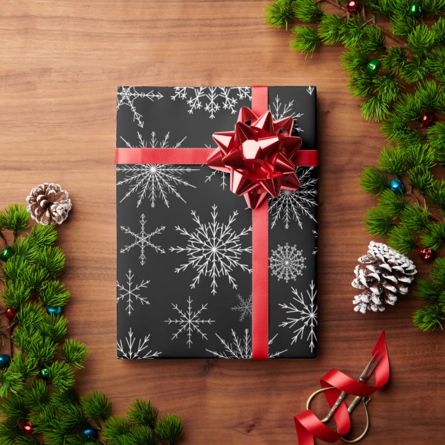 Chic Snowstorm Wrapping Paper (Holiday Gift)
