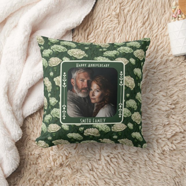 Chic Spouse 25Th Anniversary Throw Pillow  (Blanket)