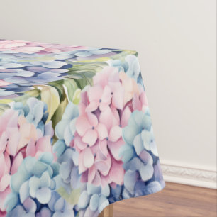 Chic Spring Colours Hydrangeas Tablecloth