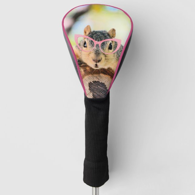 Chic squirrel golf head cover (Front)