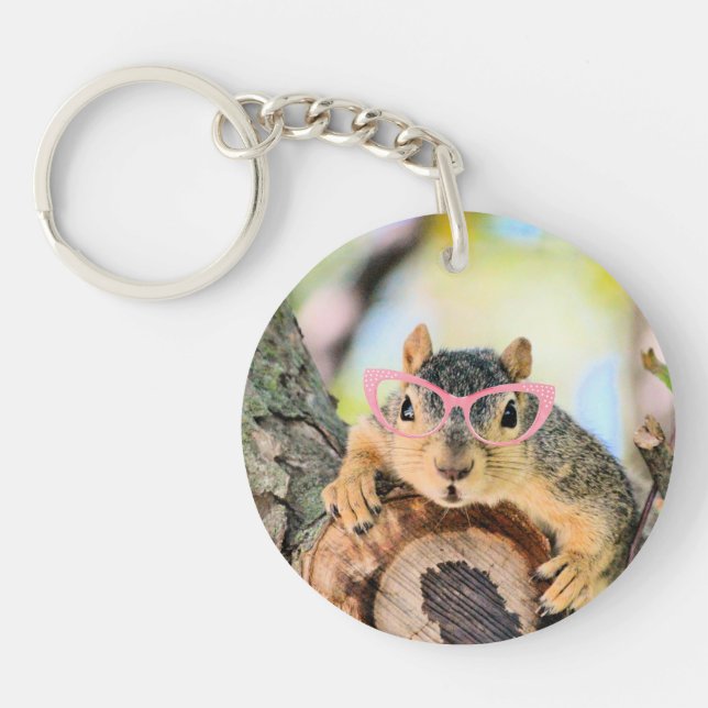 Chic squirrel key ring (Front)