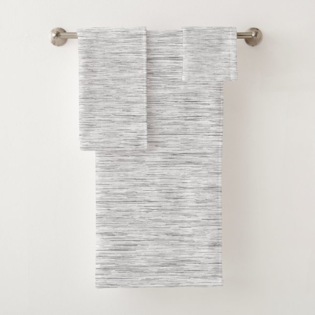 Chic Static Texture Bath Towel Set (Insitu)